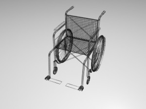 wheelchair Model 3D