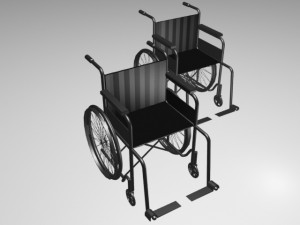 wheelchair Model 3D