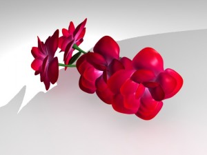 3d rose 3D Модель