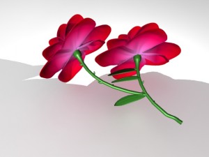 3d rose 3D Модель