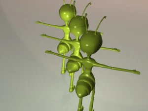 cartoon ant 3D Model