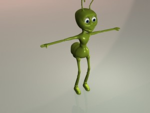 cartoon ant 3D 模型