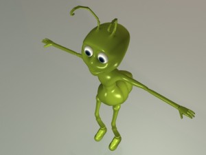 cartoon ant 3D 模型