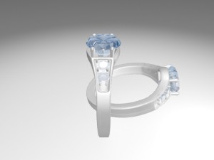 diamond ring 3D 模型