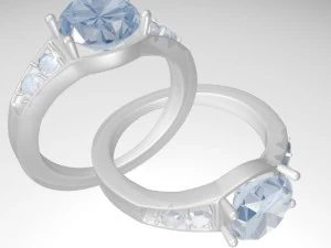 diamond ring 3D Model