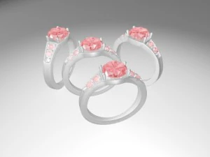 diamond ring 3D Model
