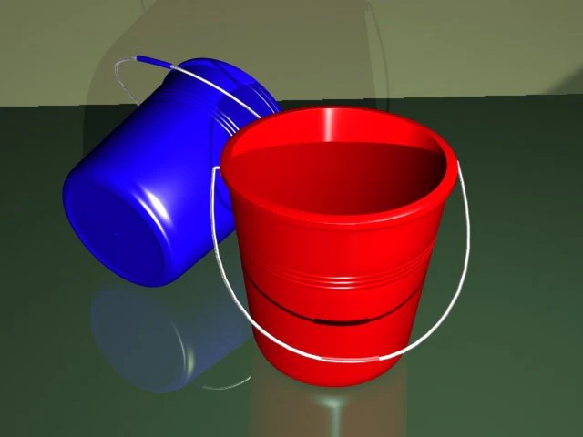 bucket 3D Model .c4d .max .obj .3ds .fbx .stl .blend 