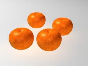 orange Modello 3D