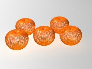 orange Modello 3D