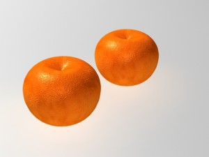 orange Modello 3D