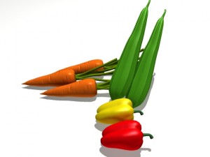 vegetable collection 3D 모델