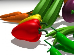vegetable collection 3D 모델