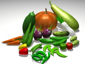 vegetable collection Model 3D