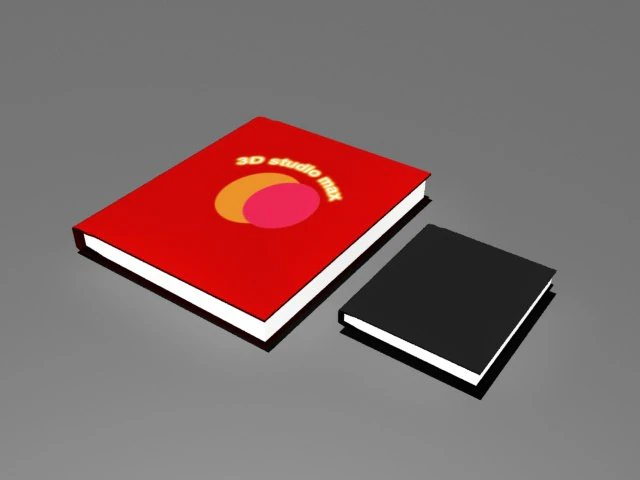 3d book 3D Model .c4d .max .obj .3ds .fbx .stl .blend 