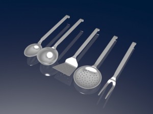 kitchen-utensils set 3D 모델