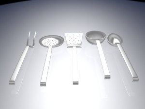 kitchen-utensils set 3D 모델