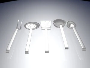 kitchen-utensils set 3D Model