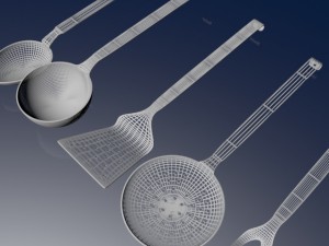 kitchen-utensils set 3D 모델