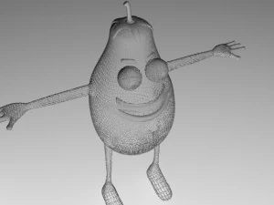 brinjal character 3D Model