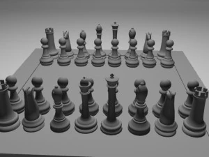 chess set 3D Model