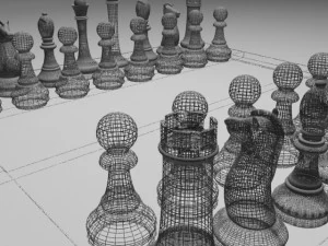 chess set 3D Model