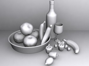 still life Modello 3D
