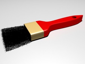 brush 3D 모델