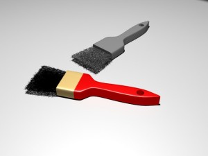 brush 3D 모델