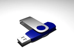 cl&eacute; USB Modèle 3D