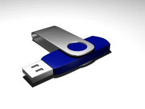 cl&eacute; USB Modèle 3D