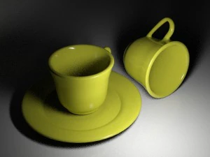 tazza di t&egrave; Modello 3D