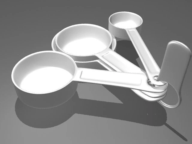 measuring-cup 3D Model .c4d .max .obj .3ds .fbx .stl .blend 