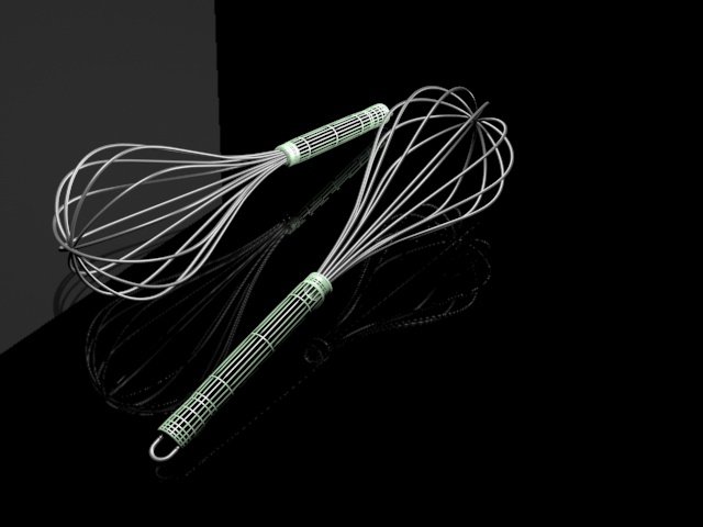 egg whisk 3D Model .c4d .max .obj .3ds .fbx .stl .blend