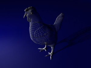 hen 3Dモデル