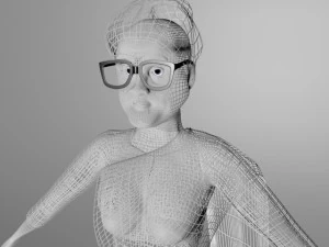 old woman 3D Model