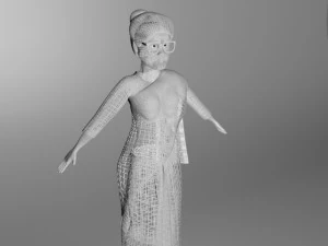 old woman 3D Model
