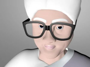 old woman 3D Model