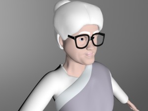 old woman 3Dモデル