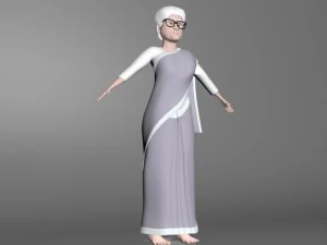 old woman 3D Model