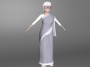 old woman 3Dモデル