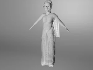 old woman 3D Model