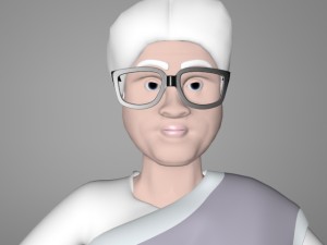 old woman 3Dモデル