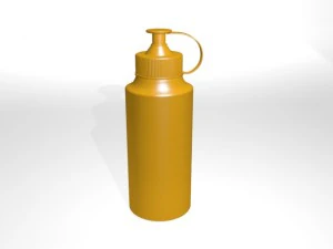 mustard bottle 3D Model