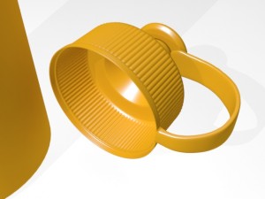 mustard bottle Model 3D