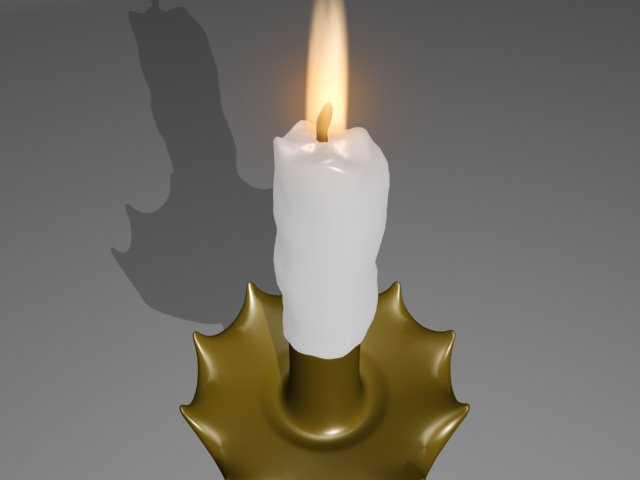 candle stand 3D Model .c4d .max .obj .3ds .fbx .stl .blend 