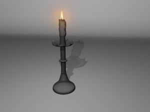 candle stand 3D Model