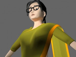 女教師 3Dモデル