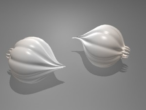 onion and garlic Modelo 3D