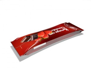 chocolate packet 3D Model