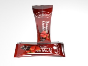 chocolate packet 3D Model